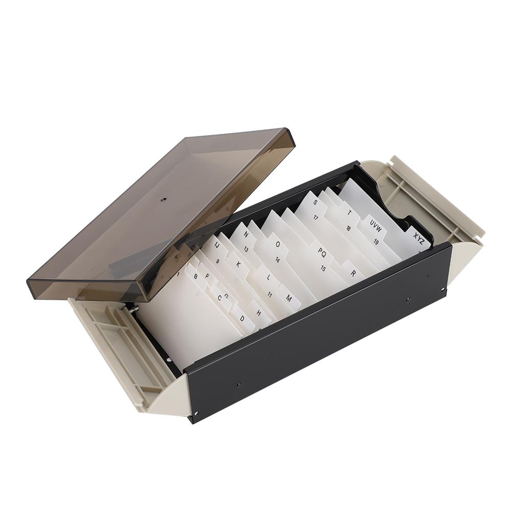 Large Capacity Business Card Holder Name Card Storage Box Organizer Case for Office