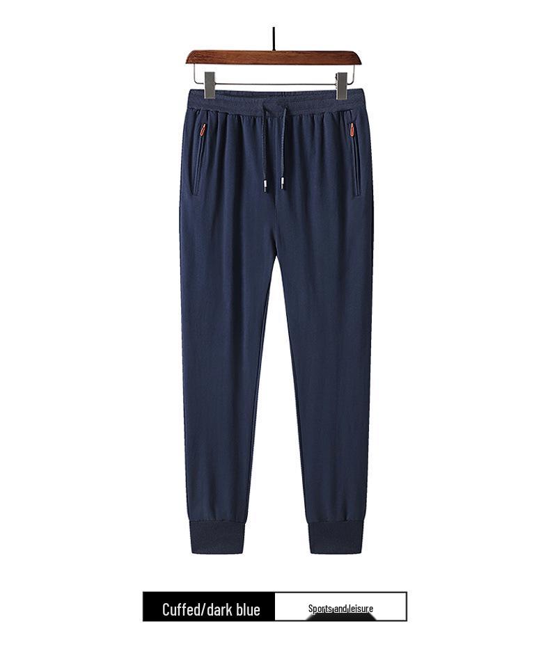 Men's Cotton Loose Fit Joggers with Cuffs - New Spring & Autumn Casual Sweatpants