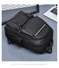 Men's Large Capacity Multifunctional Business Backpack - Nylon, Simple Design for Commuting