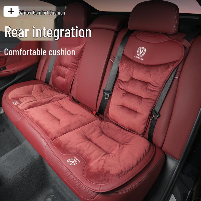 Compatible with Changan Cs55/cs75plus/t/k Winter Flannel Thickened Seat Cushion
