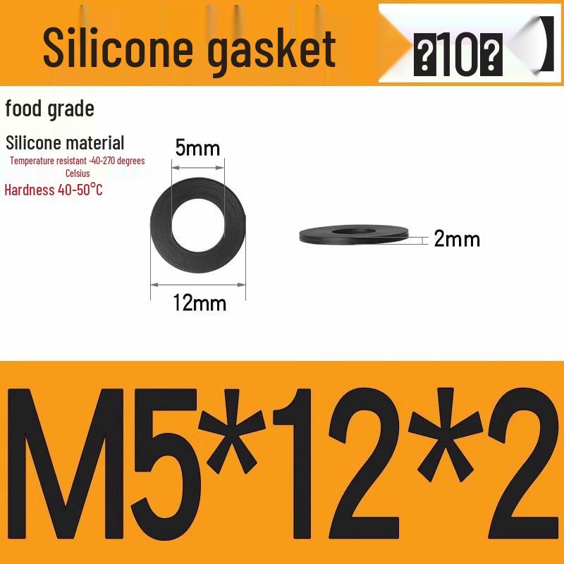 Silicone High-Temp Waterproof Gasket & Shock Absorbing Seal Pad
