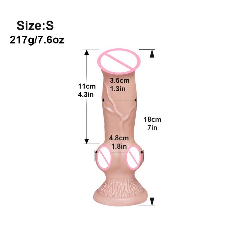 Großer Silikon-Tierdildo, Sex für Männer und Frauen, Analplug, Penis, realistischer Hund, Knotendildos, Sexspielzeug, weiblicher Masturbator, Lieferungen für Erwachsene