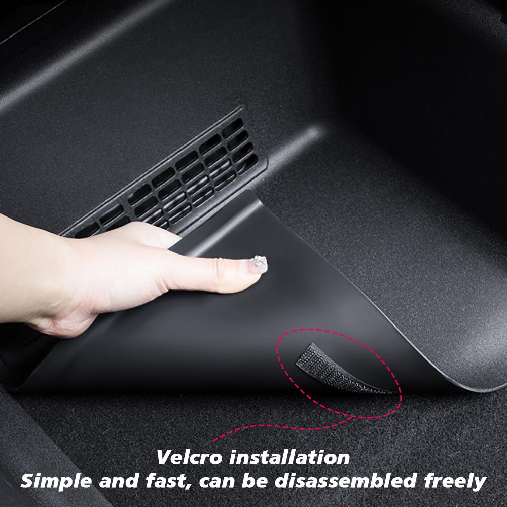 For Tesla New Model Y Juniper 2025 Launch TPE Underseat Protector Center Console Side and 2nd Row Kick Cover Air Vent