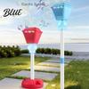 Stehende Seifenblasenmaschine 1 Set Automatisch mit LED-Licht & Musik Wiederaufladbare Basis Höhenverstellbarer Ausstoßer für Outdoor-Partys Hochzeiten