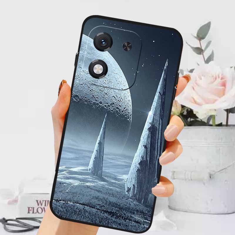 

Чехол для Honor X70i 5G Роскошный Мраморный Силиконовый Мягкий Чехол для Телефона для Honor X70i 5G Защитная Задняя Крышка из ТПУ ABR-AN00 Coque Capa Honor X70i 5G