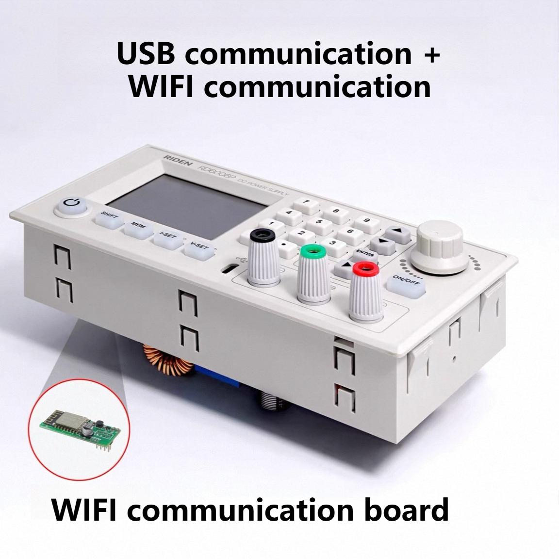 

НОВИЙ RD6006/ RD6006P RD6006-W 60В 24А USB WiFi DC Регульований Понижуючий Настільний Блок Живлення Понижуючий Перетворювач 2,4-дюймовий Кольоровий Дисплей