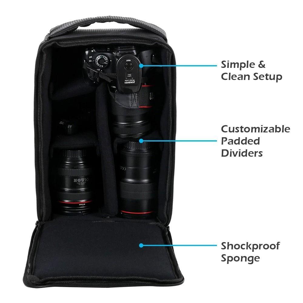 Waterproof Camera Inserts Handbag Lens Protector Bag Camera Inserts Bag Inner Partition Padded