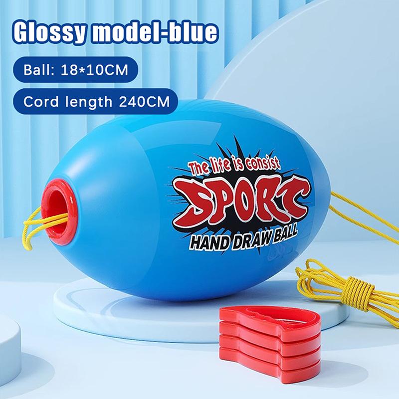 1/5Pcs Double Pull Ball Children'S Kindergarten Toy Combination Shuttle Ball Parent-Child Interaction Outdoor Training Equipment