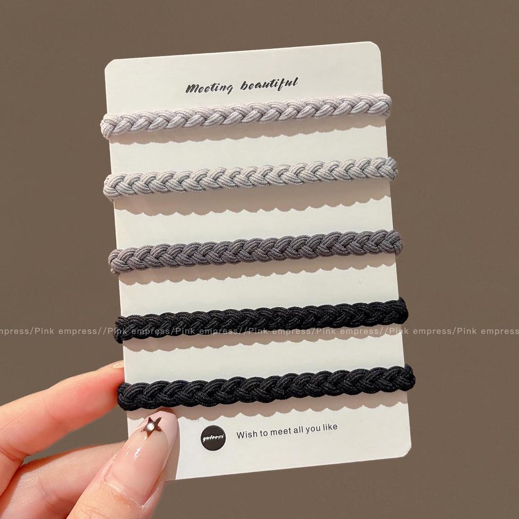 Elastic Women's Hair Ties 2025: Durable High-Elasticity Ponytail Bands