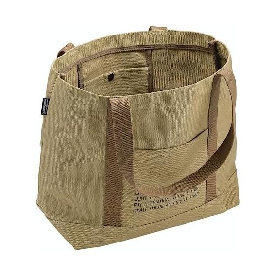 

[Camping Moon] Canvas Tote Military Tote Camping Gear Storage Case Camping Tote 24oz Extra Thick Canvas B4 Size B-189