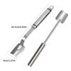 Set of 2 Stainless Steel Corn Peeler Practical Corn Cobs Remover Innovative Corns Processing Tool Kitchen Utensils