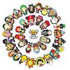 One Piece Cute Cartoon Charms: Japanese Anime Soft Rubber Shoe Buckles & Accessories