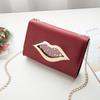 Onns G Fashion Lip Chain Trendy Shoulder Women's Bag Bag Transparent Messenger Mobile Phone Bag