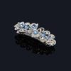 Women's Berry Point Hairpin (Blue) Cubic Decoration Automatic Pin