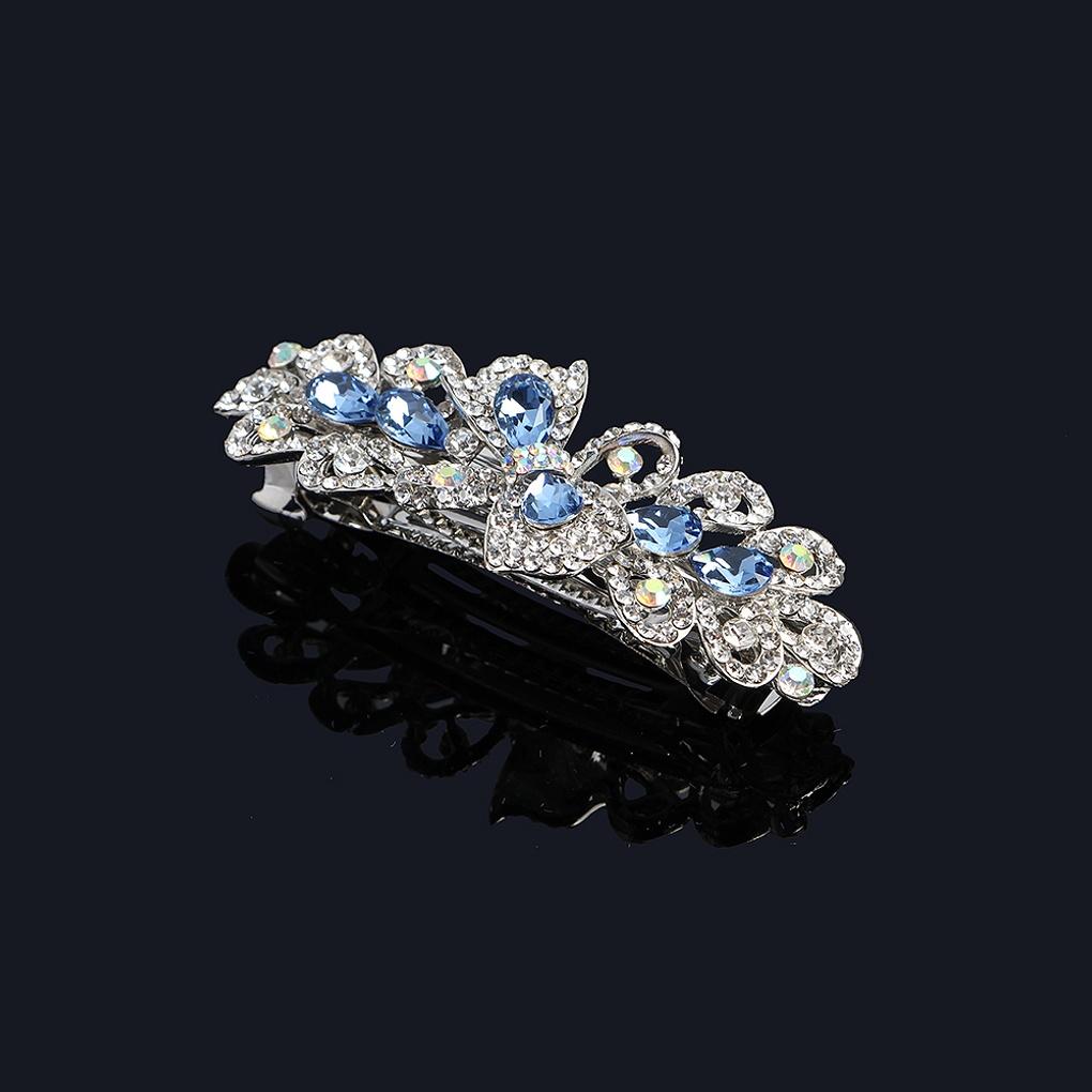 Women's Berry Point Hairpin (Blue) Cubic Decoration Automatic Pin