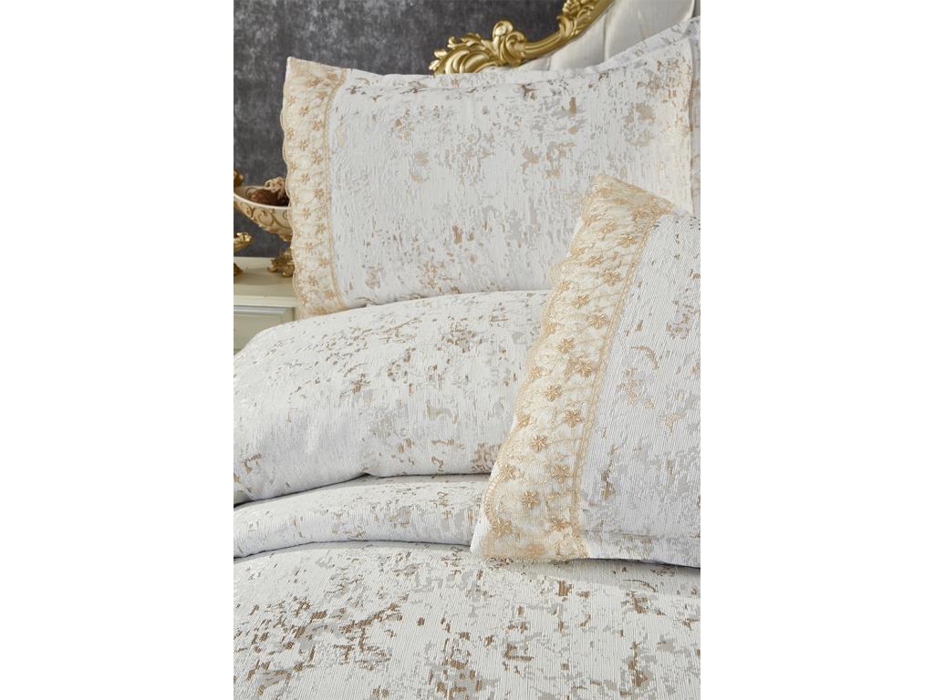 Yonca Tagesdecke Creme Cappuccino