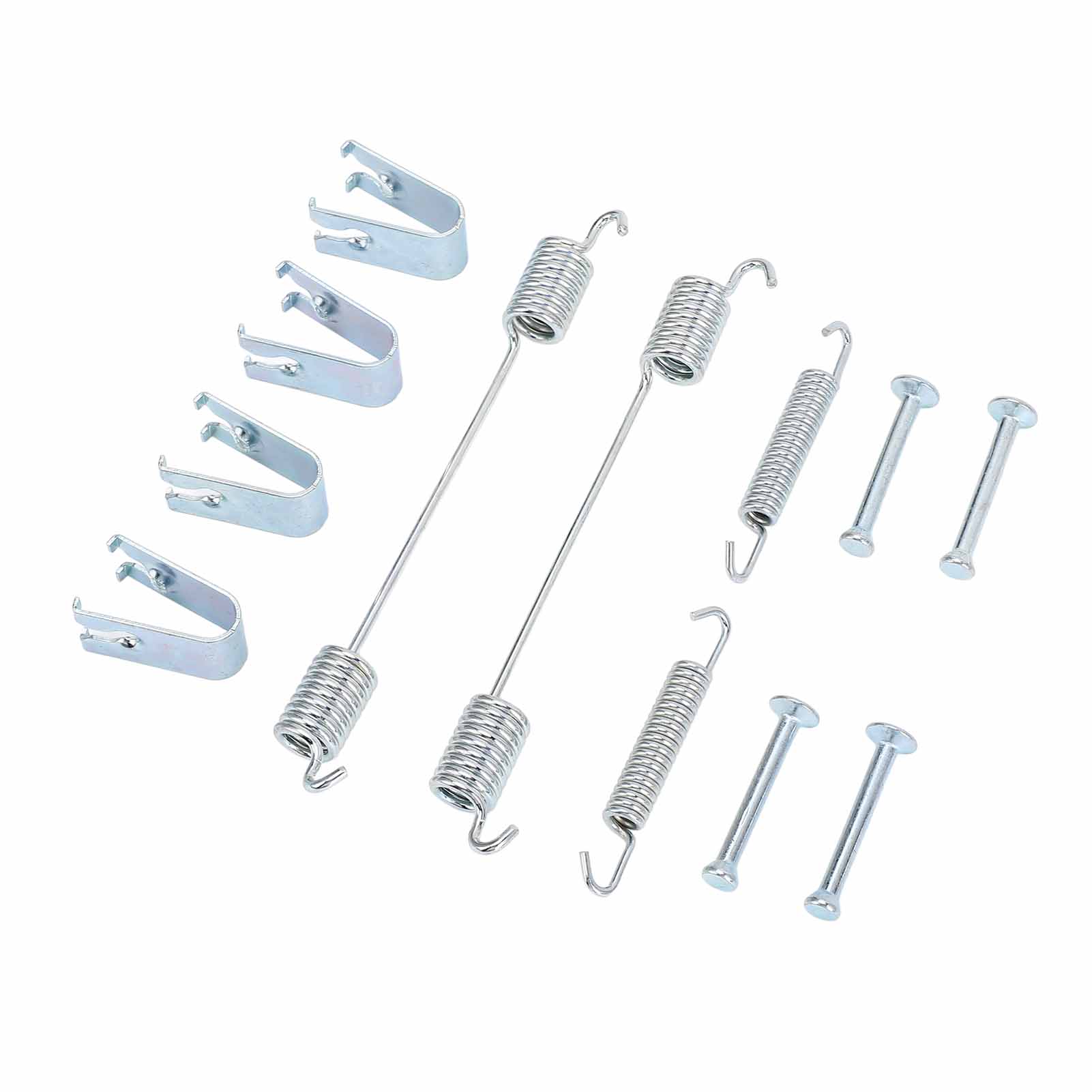 

12PCS Rear Brake Shoes Fitting Kit with Springs KIT974 Metal Strong Structure Professional for MK2 2004 to 2011