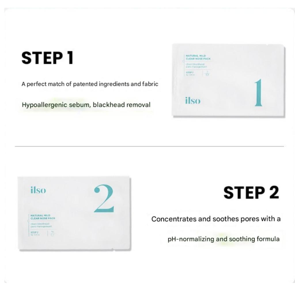 [ilso] Natural Mild Clear Nose Pack 5sheets