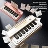 1 sada Dětské Mini Elektronické Piano Přenosné 15 Kláves Digitální Klávesnice Dětský Hudební Nástroj Vzdělávací Hračky Pro Děti Dárek