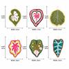 Leaf Shaped Green Leaves Hand Towel Christmas Decorations Quick Drying Bathroom Hanging Towels Absorbent Hand Towels Kitchen