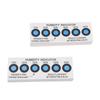 50Pcs For Testing 10%-60% Humidity In Closed Containers Test Paper Card Blue Six-point Humidity Indicator Card