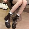 Fashion Women's Boots 2025 Summer Mid Tube Platform High Top Casual