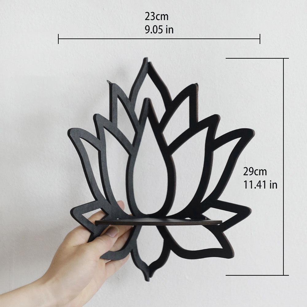 Hollow Aromatherapy Organiser Wall Mounted Corner Shelf New Oil Candle Holder  For Living Room