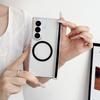 Applicable To Samsung Zfold1 Mobile Phone Magnetic Suction, Light and Transparent Zflip1 Central Axis Hinge, All-inclusive Anti-drop