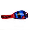 NAFEIB Universal Motocross Goggles UV400 Windproof Dustproof Impact Resistant for Helmet Dirt Bike ATV Off Road Riding Safety Ge