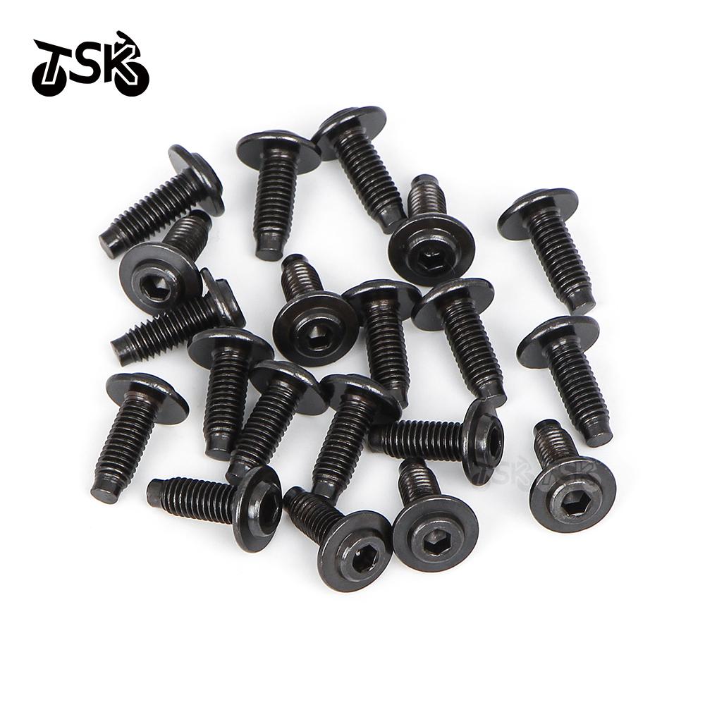 Stainless Steel Flat Head Inner Hexagon Screw Bolt M5 5mm for Ducati Motorcycle Cowling Fairing Plastic Cover Black