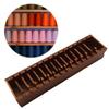 Wooden Sewing Thread and Bobbin Holder with Animal Shapes Craft Storage Tool