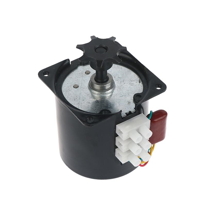 60Ktyz Claw Pole Permanent Magnet Synchronous Motor Ac220V 14W 50Hz Micro Gear Motor Low Speed 2.5R/Min For Automatic Incubator