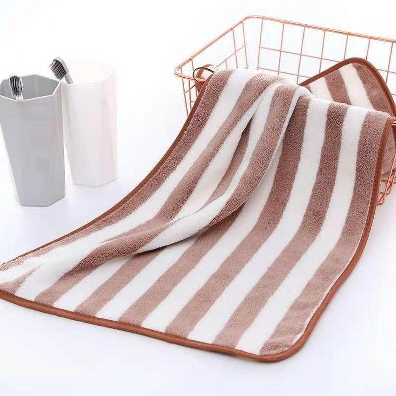 [5 packs of single 30 * 60cm] High-density coral fleece towels are soft and absorb water without shedding hair