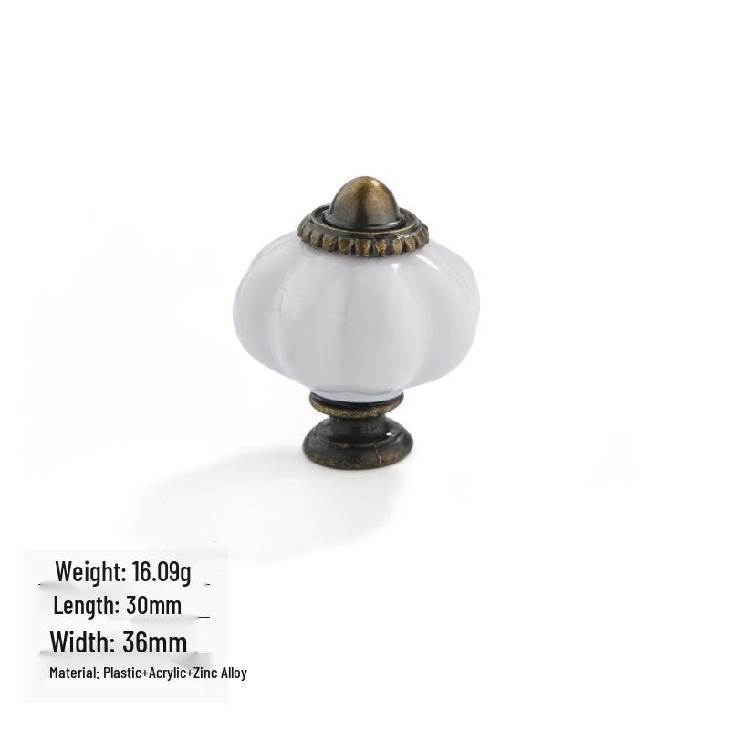 Jingmao-022 Прозрачная Хрустальная Акриловая Прикроватная Тумбочка Ручка Ящика белый