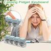 Random Color Keyboard Decompression Gadget Fun Desktop Interactive Ornament Office Stress Relief Prank Prop Party Gift