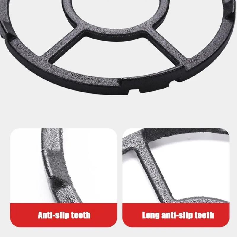 Non Slip Cast Iron Wok Support Ring Kitchen Gas Stove Stand Universal Pot Holder Cooktop Rack Small Milk Pot Anti-slip Shelf