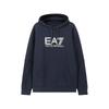 Emporio Armani EA7 Logo Printed Hooded Casual Sports Suit Fleece Version Men Suit Navy-Blue 6DPV65-PJVTZ-1562