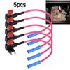 12V 5Pcs Add A Circuit Mini Blade Fuse Holder Standard ATM APM Piggy Back Fuses Tap Car Fuse Box Fusible Alarm Accessories NEW Fuses4