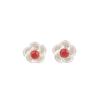 Natural Carnelian Gemstone 925 Sterling Silver Handcrafted Partywear Studs 0.5" EE-157-20