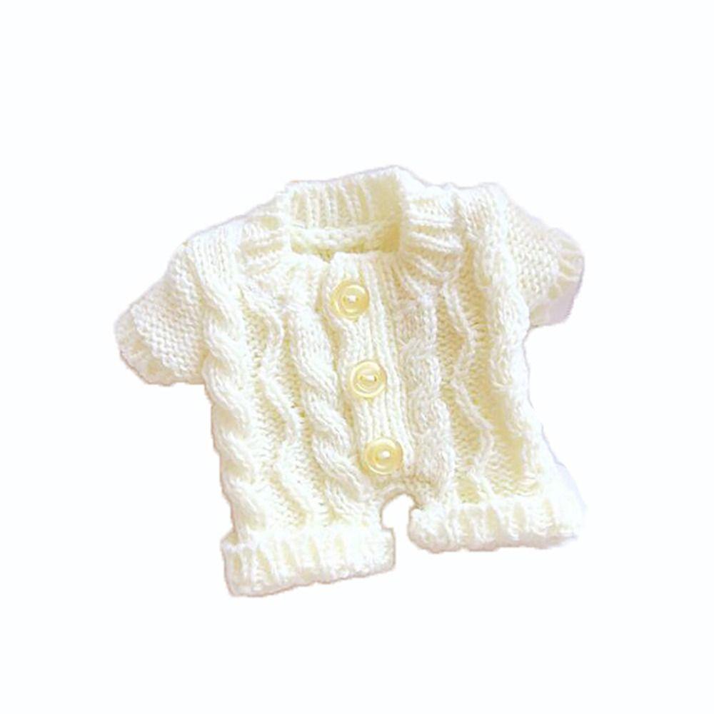 

Stuffed Dolls Toy Sweater Knitting Bodysuit Cartoon Animal Jumpsuits 20cm Doll Clothes Rabbit Cat bodysuit