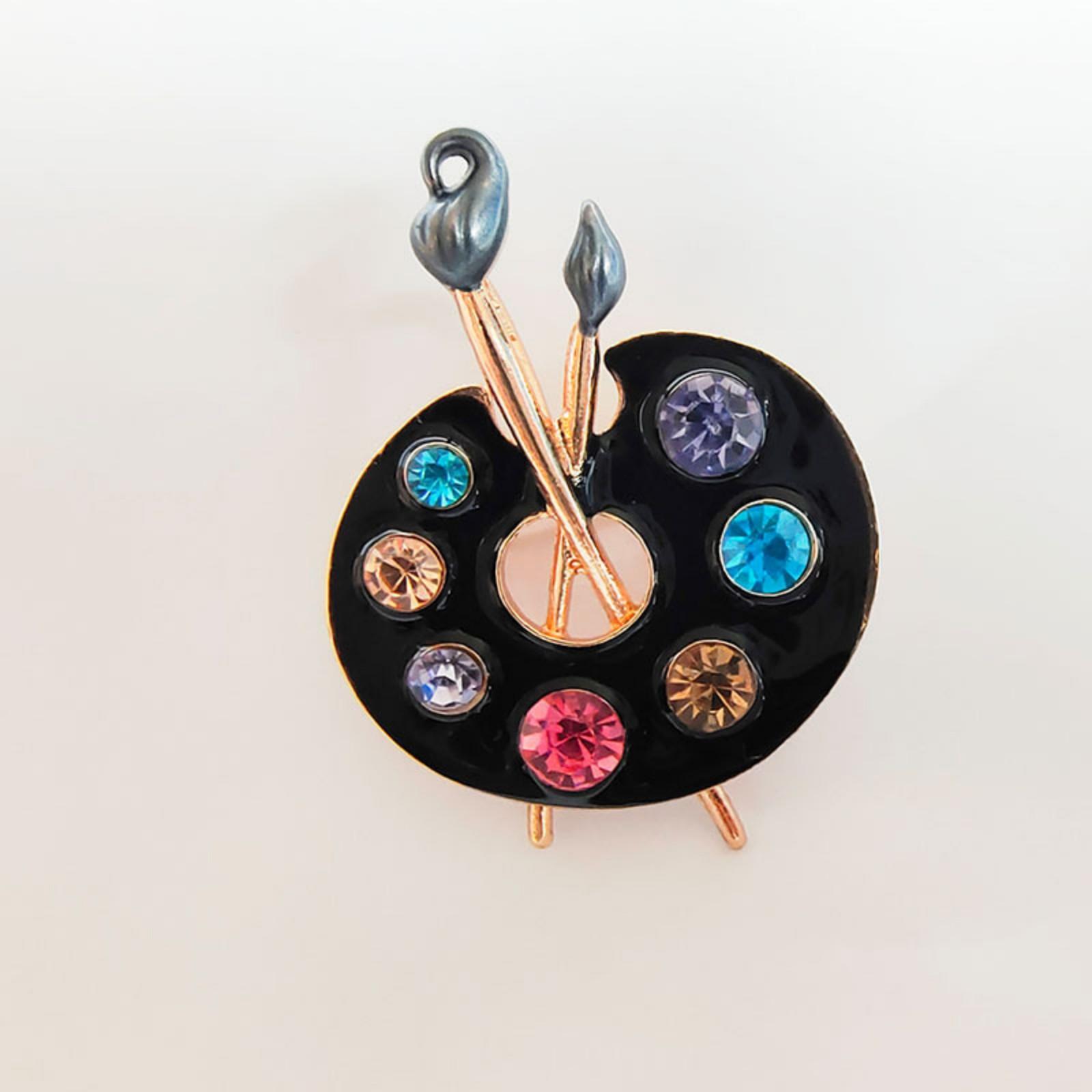 

Enamel Color Brooch - High-end, Sophisticated Pin