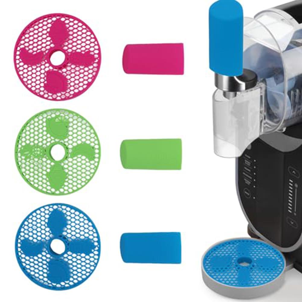 1set Machine Accessories Silicone 10x10x3cm For FS301 Slushie Machines Slushie Machine Accessories: Glow In The Dark, Anti-Spill