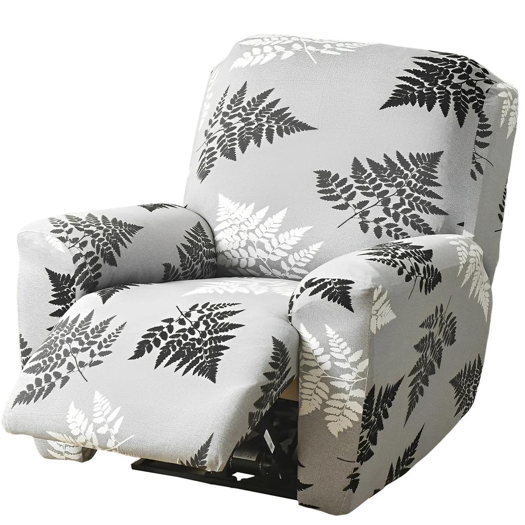 Stretch Recliner Slipcover Single Sofa Protective Cover with Pocket Fully Wrapped Seat Dust Cover Furniture Decoration for Home