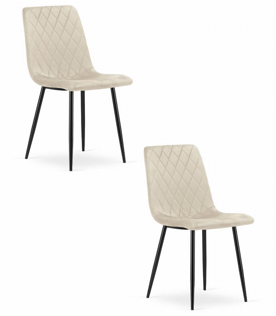 TURIN chair - beige velvet x 2