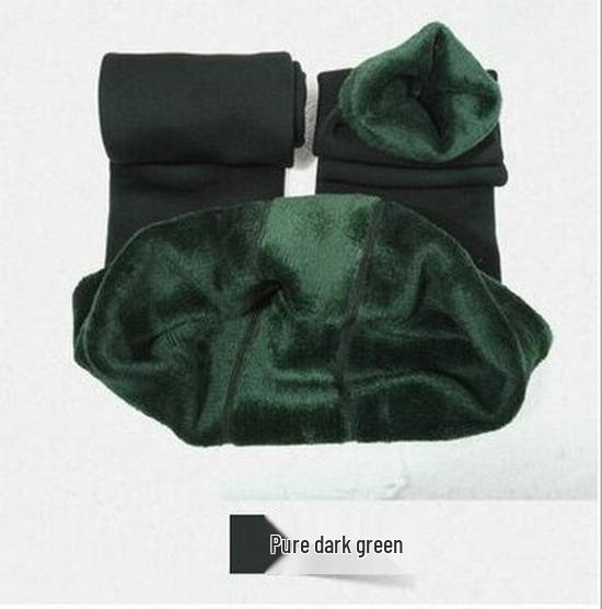 2025 Women's High Waist Plus Velvet Bootcut Pants - Seamless, No Pilling, Winter Thickened Base Layer for Warmth