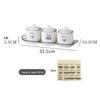 Nordisches Minimalistisches Keramik-Gewürzglas-Set