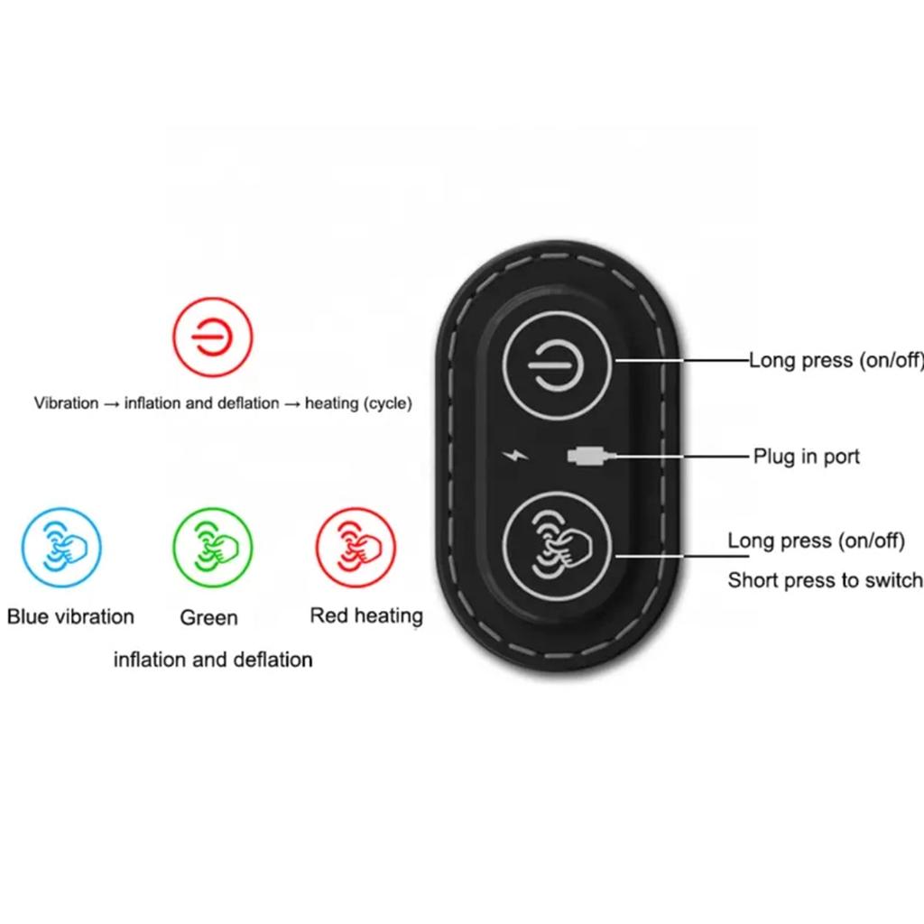 3 in 1 Electric Lumbar Support Pillow with Adjustable Height Back Support Pillow with Heat Waist Wedge Bolster for Lower Back