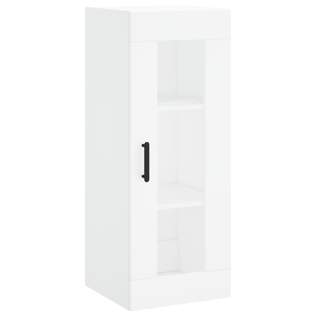 Highboard White 34.5 x 34 x 180 cm Particle Board