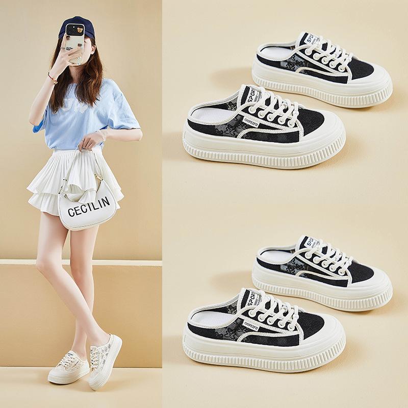 Fashion Fashion Trend Korean Version Slippers Womens 2025 Summer New Student Mesh Casual Shoes Comfortable And Breathable Womens Sandals