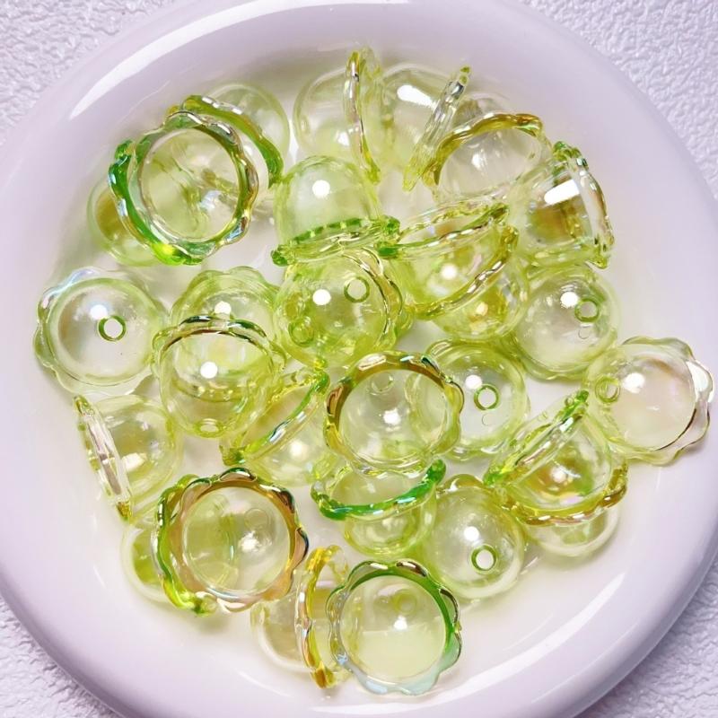 Sturdy Acrylics Winds Chimes Beads Portable Accessory for Craft Jewelry Making Clear 3D Charm Bead Accessories